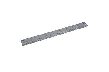 Image of SeaDek 4in x 36in 3mm Fish Ruler w/Laser SD Logo, Storm Gray, 22135-80038