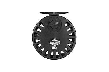Image of Shakespeare Cedar Canyon Click Fly Reel, 1.0/1, Right/Left, 5/6, Black, SRECCC56