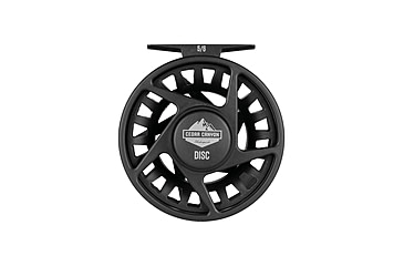 Image of Shakespeare Cedar Canyon Disc Fly Reel, 1.0/1, Right/Left, 5/6, Black, SRECCD56