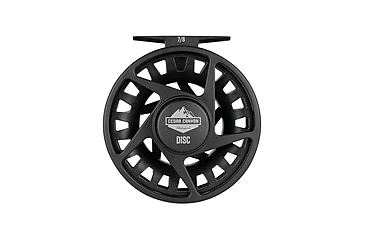 Image of Shakespeare Cedar Canyon Disc Fly Reel, 1.0/1, Right/Left, 7/8, Black, SRECCD78
