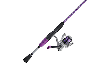 Image of Shakespeare Jellyfish Spinning Combo, 5.2/1, 30, 5ft. 6in. Rod Length, Medium Power, 2 Pieces Rod, Purple, JLYF30/56M-P