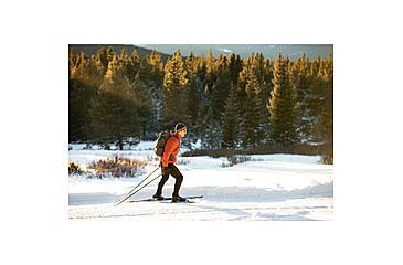 Image of Sierra Designs Flex Hike 20-30L Backpacks, Peat/Fiery Red, 80711823PT