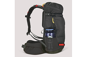 Image of Sierra Designs Flex Hike 20-30L Backpacks, Peat/Fiery Red, 80711823PT