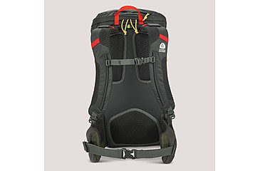 Image of Sierra Designs Flex Hike 20-30L Backpacks, Peat/Fiery Red, 80711823PT