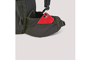 Image of Sierra Designs Flex Hike 20-30L Backpacks, Peat/Fiery Red, 80711823PT