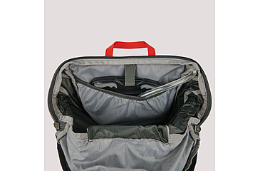 Image of Sierra Designs Flex Hike 20-30L Backpacks, Peat/Fiery Red, 80711823PT