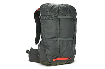 Image of Sierra Designs Flex Hike 20-30L Backpacks, Peat/Fiery Red, 80711823PT