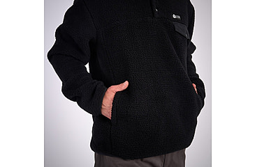 Image of Sierra Designs Hale Snap Pullover - Mens, Black, Small, 22940923BK-SM