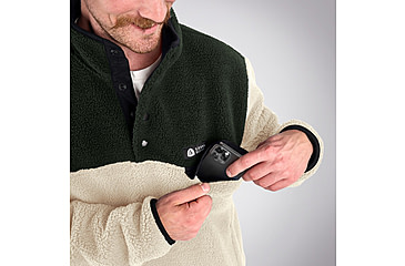 Image of Sierra Designs Hale Snap Pullover - Mens, Cream, Large, 22940923CRM-LG