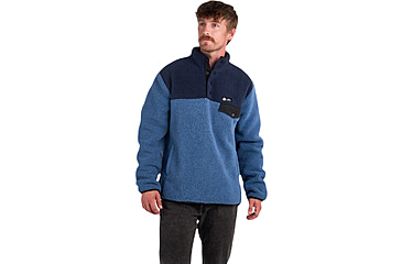 Image of Sierra Designs Hale Snap Pullover - Mens, Navy, Medium, 22940923NV-MD