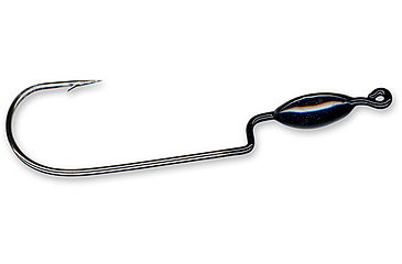 Image of Slider Snagless Weedless Head 2.31in, 1/8 oz, Black, 4/Pack, WSH8