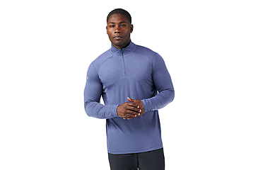 Image of Smartwool Active 1/4 Zip Top - Mens, Nightfall Blue, Small, SW002734P43100S000