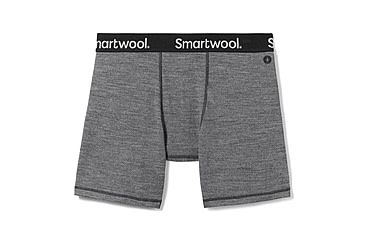 Image of Smartwool Active Boxer Brief Boxed - Mens, Medium Gray Heather, 2XL, SW0169960841XXL000
