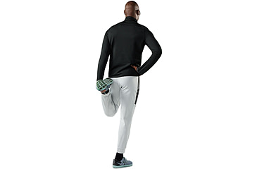 Image of Smartwool Active Fleece Wind 1/2 Zip - Mens, Black, Medium, SW002665001100M000