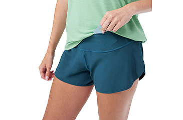 Image of Smartwool Active Lined 3 in Short - Womens, Twilight Blue, Medium, SW002769G74100M000