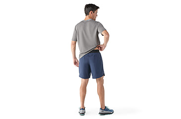 Image of Smartwool Active Lined 7 in Short - Mens, Deep Navy, Large, SW002839092100L000