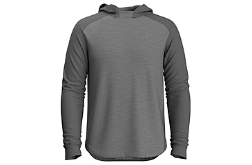 Image of Smartwool Active Mesh Hoodie - Mens, Gray Heather, Small, SW0022955451S