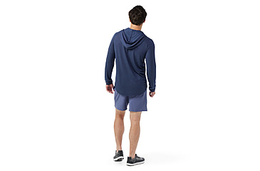 Image of Smartwool Active Mesh Hoodie - Mens, Nightfall Blue/Deep Navy, Small, SW002295P62100S000
