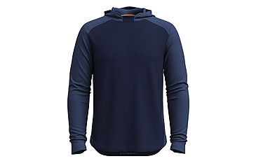 Image of Smartwool Active Mesh Hoodie - Mens, Nightfall Blue/Deep Navy, Small, SW002295P62100S000