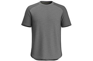 Image of Smartwool Active Mesh Short Sleeve Tee - Mens, Light Gray Heather, 2XL, SW0022935451XXL