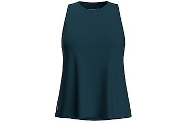Image of Smartwool Active Ultralite High Neck Tank - Womens, Twilight Blue, Small, SW002373G741S