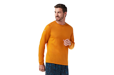 Image of Smartwool Active Ultralite Long Sleeve - Mens, Marmalade, Extra Large, SW016546L8610XL000