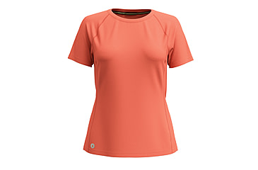 Image of Smartwool Active Ultralite Short Sleeve - Womens, Coral Reef, Medium, SW016587P35100M000