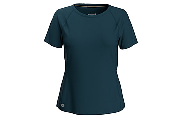 Image of Smartwool Active Ultralite Short Sleeve - Womens, Twilight Blue, Large, SW016587G741L