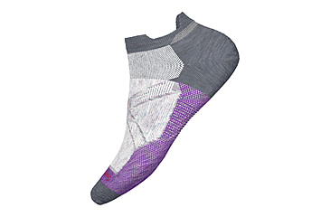 Image of Smartwool Bike Zero Cushion Low Ankle Socks - Womens, Purple Eclipse, Medium, SW001969H761-M
