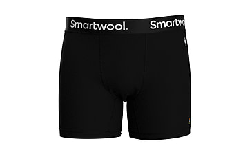 Image of Smartwool Boxer Brief Boxed - Mens, Black, Medium, SW0169960011-001 BLACK-M