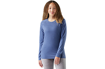 Image of Smartwool Classic All-Season Merino Base Layer Crew - Women's, Nightfall Blue, Extra Large, SW016912P4310XL000