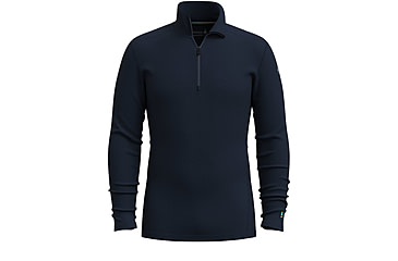 Image of Smartwool Classic Thermal Merino Base Layer 1/4 Zip - Mens, Deep Navy, Large, SW002821092100L000