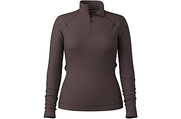 Image of Smartwool Classic Thermal Merino Base Layer 1/4 Zip - Womens, Mink Heather, Small, SW002828P85100S000