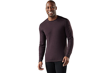 Image of Smartwool Classic Thermal Merino Base Layer Crew - Mens, Mink Heather, Medium, SW016349P85100M000