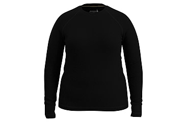 Image of Smartwool Classic Thermal Merino Base Layer Crew Plus - Womens, Black, 2X, SW0167800011-001 BLACK-2X