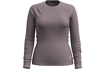 Image of Smartwool Classic Thermal Merino Base Layer Crew - Womens, Chalk Violet Heather, Small, SW016369N81100S000