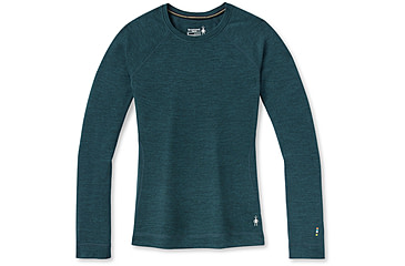 Image of Smartwool Classic Thermal Merino Base Layer Crew - Womens, G75 Twilight Blue Heather, Large, SW016369G75L