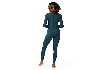 Image of Smartwool Classic Thermal Merino Base Layer Crew - Womens, Twilight Blue Heather, Extra Large, SW016369G7510XL000