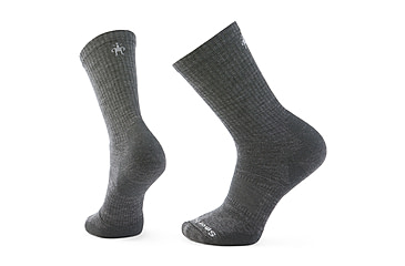 Image of Smartwool Everyday Athletic Crew Socks, Medium Gray, Extra Large, SW00268205210XL000