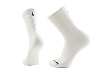 Image of Smartwool Everyday Athletic Crew Socks, White, Medium, SW002682122100M000