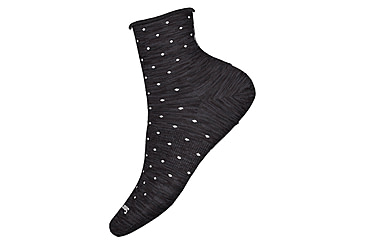 Image of Smartwool Everyday Classic Dot Ankle Socks - Womens, Charcoal, Extra Large, SW0018400031-XL