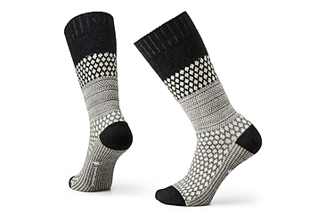 Image of Smartwool Everyday Cozy Popcorn Cable Crew Socks - Womens, Black, Small, SW001843001100S000