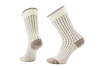 Image of Smartwool Everyday Cozy Waffle Press Crew Socks - Womens, Natural, Medium, SW002504100100M000