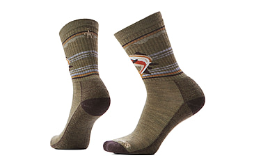 Image of Smartwool Everyday Hookset Crew Socks, Winter Moss, Small, SW002506K18100S000