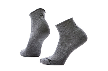 Image of Smartwool Everyday Roll Top Ankle Socks - Womens, Medium Gray, Small, SW002882052100S000