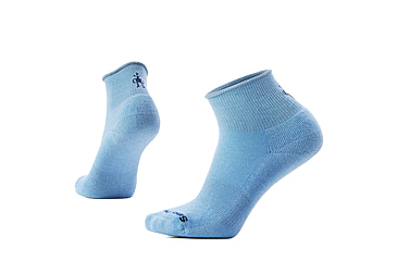 Image of Smartwool Everyday Roll Top Ankle Socks - Womens, Serene Blue, Medium, SW002882N75100M000