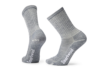 Image of Smartwool Hike Classic Edition Light Cushion Crew Socks, Light Gray, 2XL, SW0129000391XXL000
