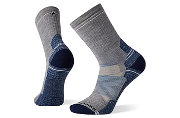 Image of Smartwool Hike Full Cushion Crew Socks - Mens, Light Gray, Extra Large, SW00161803910XL000