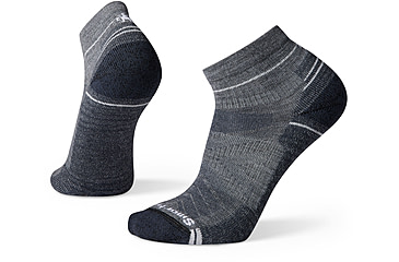 Image of Smartwool Hike Light Cushion Ankle Socks - Mens, 052 Medium Gray, Large, SW001611052L