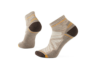 Image of Smartwool Hike Light Cushion Ankle Socks - Mens, Fossil/Chestnut, Large, SW001611P30100L000